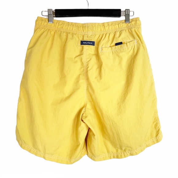 Nautica Yellow Swim Shorts Board Shorts - Picture 2 of 7